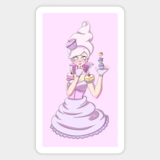 Marie the Cake Girl Magnet